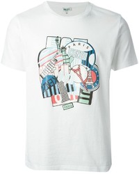 Kenzo Multi Logo Print T Shirt