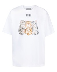 VTMNTS Kittens Print Cotton T Shirt
