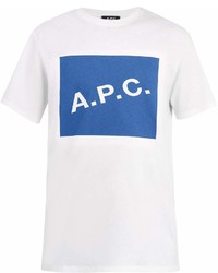 A.P.C. Kraft Logo Print Cotton T Shirt