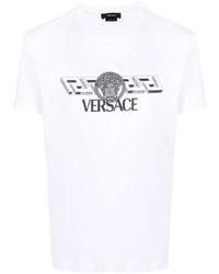 Versace La Greca Logo Print T Shirt