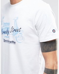 Lambretta Scooter Print T Shirt