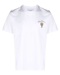 Casablanca Lamour En Fleur Print T Shirt