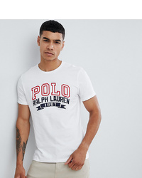 Polo Ralph Lauren Large 1967 Logo T Shirt Classic Regular Fit In White At Asos