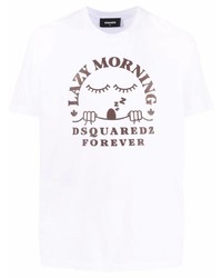 DSQUARED2 Lazy Morning Print T Shirt