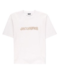 Jacquemus Le Raphia Logo Print T Shirt