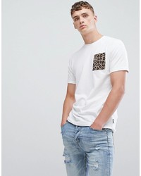 ONLY & SONS Leopard Print Pocket T Shirt