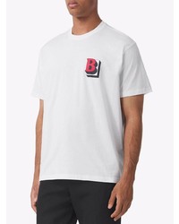 Burberry Letter Graphic Cotton Oversized T Shirt