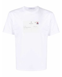 MAISON KITSUNÉ Letter Print T Shirt