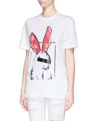 Nobrand Liesa Bunny Print Boyfriend T Shirt