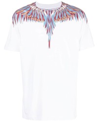 Marcelo Burlon County of Milan Lines Wings Printed T Shirt