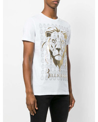 Billionaire Lion Print T Shirt