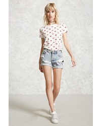 Forever 21 Lips Graphic Tee
