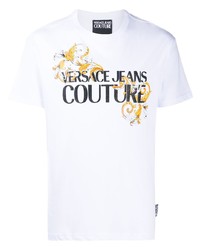 VERSACE JEANS COUTURE Logo Baroque Print T Shirt