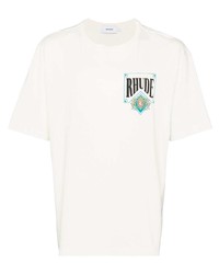 Rhude Logo Card Print Short Sleeve T Shirt