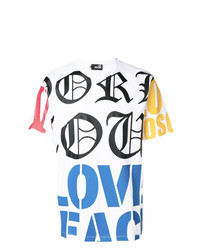 Love Moschino Logo Colour Block T Shirt