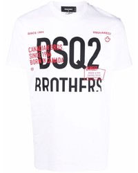 DSQUARED2 Logo Cotton T Shirt