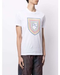 PS Paul Smith Logo Crest Organic Cotton T Shirt