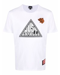Just Cavalli Logo Crew Neck T Shirt