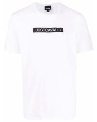 Just Cavalli Logo Crew Neck T Shirt