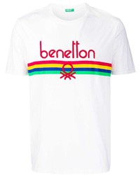 Benetton Logo Embroidered T Shirt