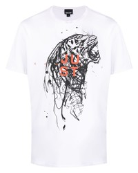 Just Cavalli Logo Graphic Print T Shirt