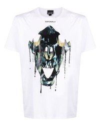 Just Cavalli Logo Graphic Print T Shirt