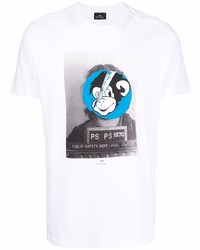 PS Paul Smith Logo Graphic Print T Shirt