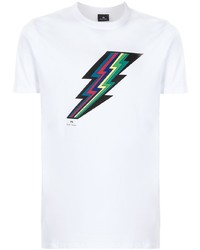 PS Paul Smith Logo Lightning Print T Shirt