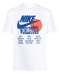 Nike Logo Motif Print T Shirt