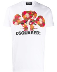 DSQUARED2 Logo Mouse Printed T Shirt