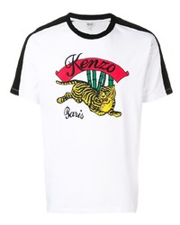 Kenzo Logo Panelled T Shirt