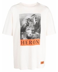 Heron Preston Logo Patch Cotton T Shirt