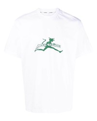 Sunnei Logo Patch Cotton T Shirt