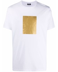 Karl Lagerfeld Logo Patch Crew Neck T Shirt