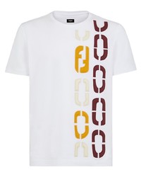 Fendi Logo Patch T Shirt
