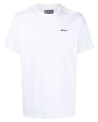 Barbour Logo Print Chest Pocket T Shirt