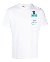 MC2 Saint Barth Logo Print Chest Pocket T Shirt