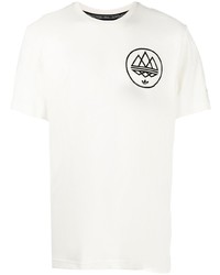 adidas Logo Print Cotton Blend T Shirt
