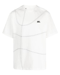 Ader Error Logo Print Cotton Blend T Shirt