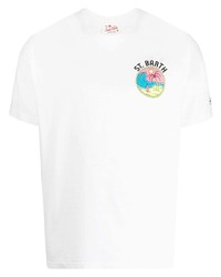 MC2 Saint Barth Logo Print Cotton Jersey T Shirt