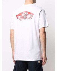Vans Logo Print Cotton T Shirt