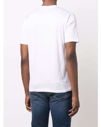Jacob Cohen Logo Print Cotton T Shirt