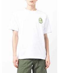 A Bathing Ape Logo Print Cotton T Shirt