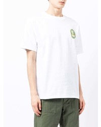 A Bathing Ape Logo Print Cotton T Shirt