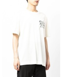 Ermenegildo Zegna Logo Print Cotton T Shirt