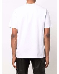 MSGM Logo Print Cotton T Shirt