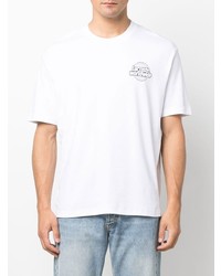 Lacoste Logo Print Cotton T Shirt