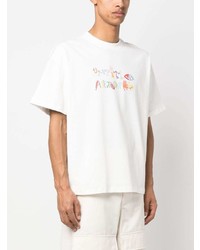 UNTITLED ARTWORKS Logo Print Cotton T Shirt