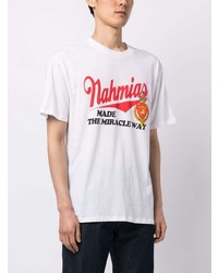 Nahmias Logo Print Cotton T Shirt