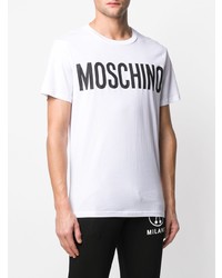Moschino Logo Print Cotton T Shirt